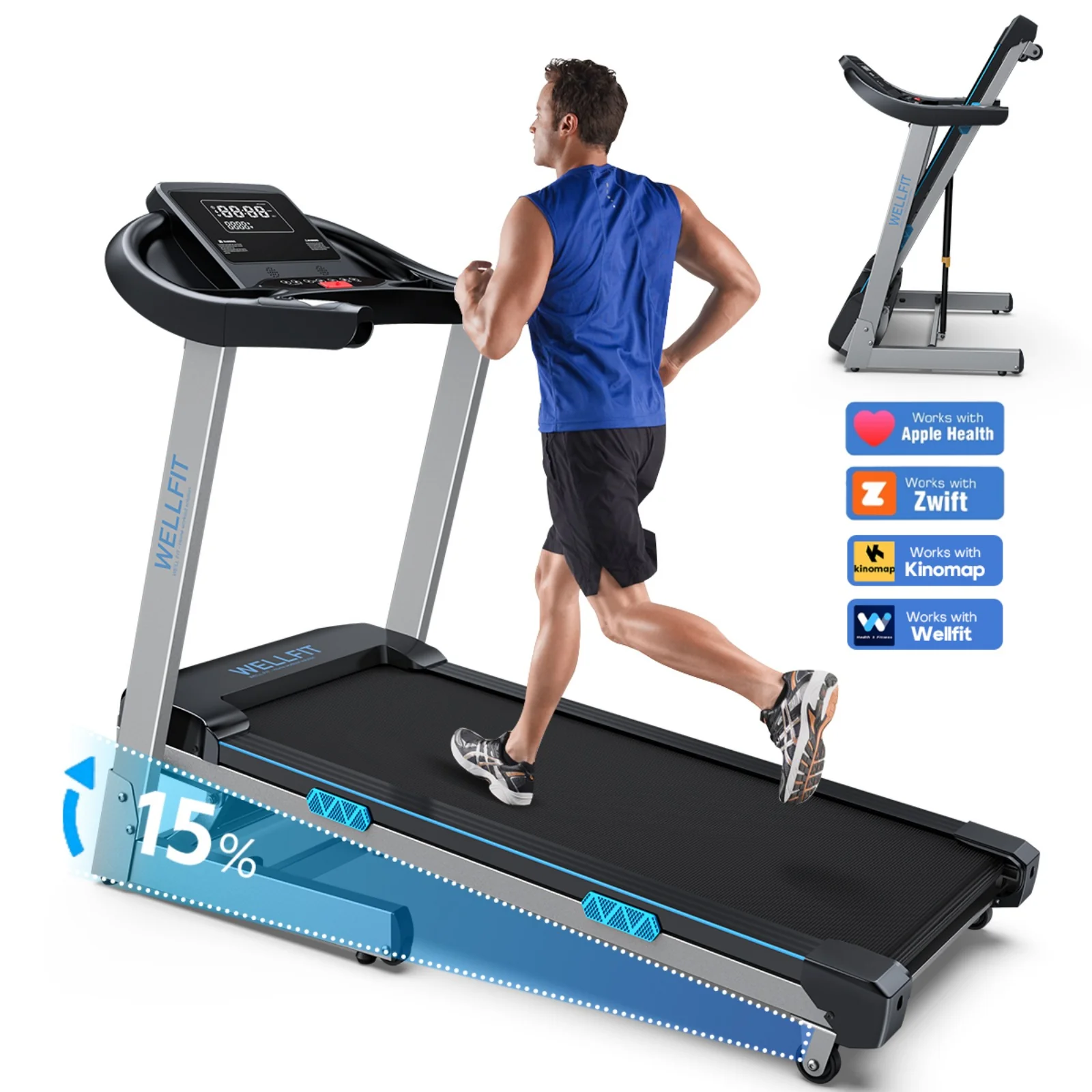 WELLFIT Heavy Duty Treadmill For Sale